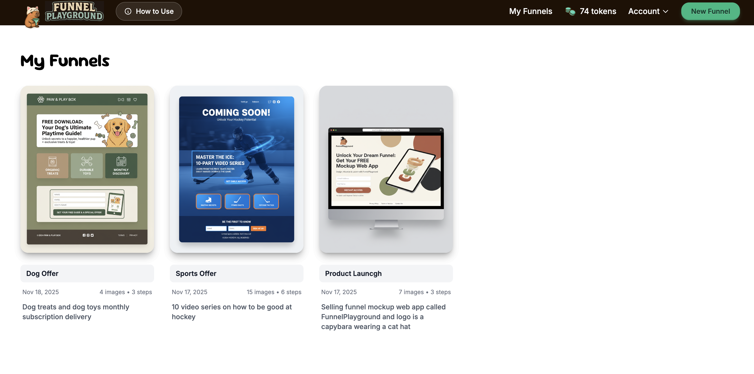 FunnelPlayground Screenshot 2